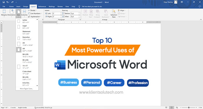 top 10 uses of microsoft word