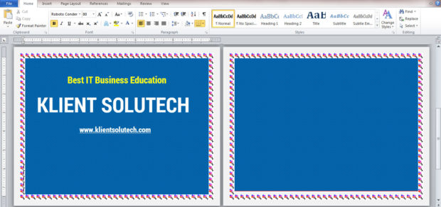 Decorate a Word document with a page border, and content border, add patterns, and write beautiful text in it