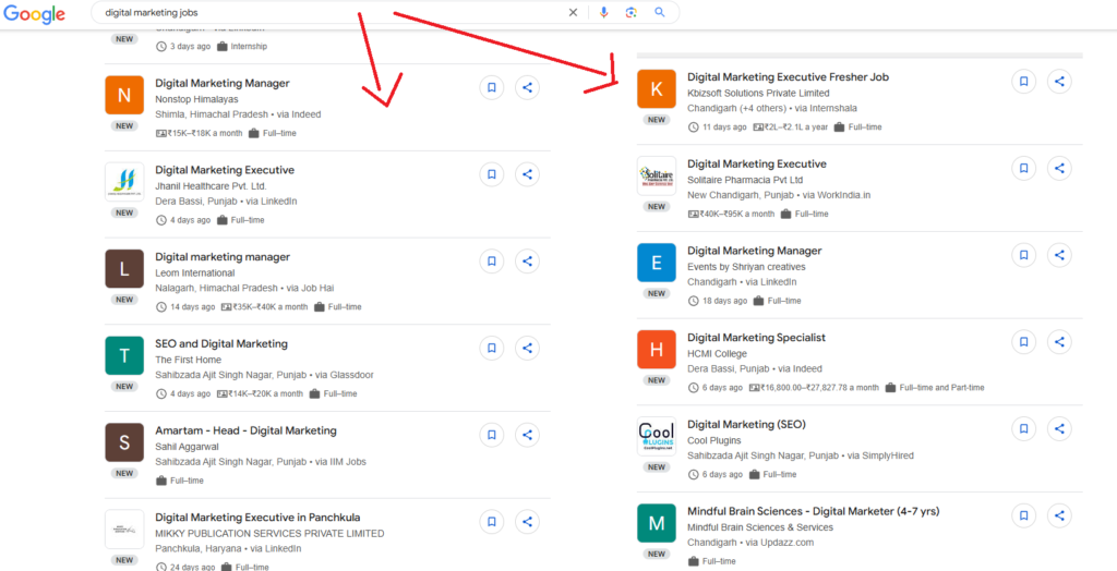digital marketing jobs - google search