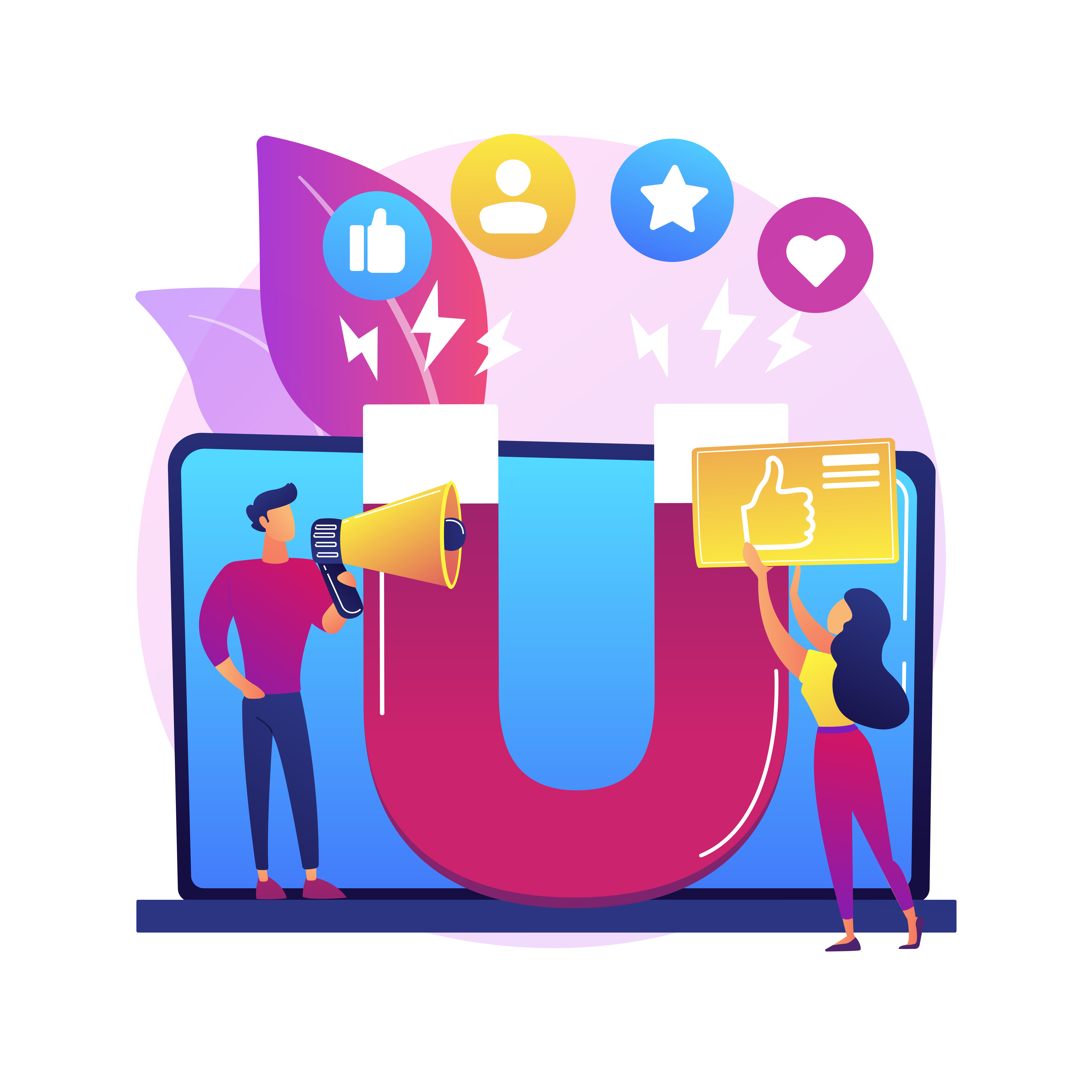 This is the 4th step of learning digital Marketing . This picture show that once you have content, it’s time to share and promote it.
